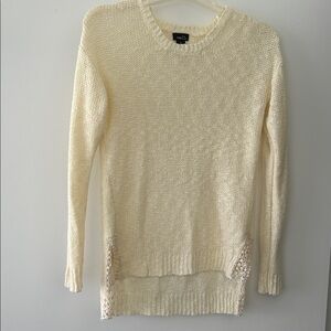 Rue21 Cream Knit Sweater